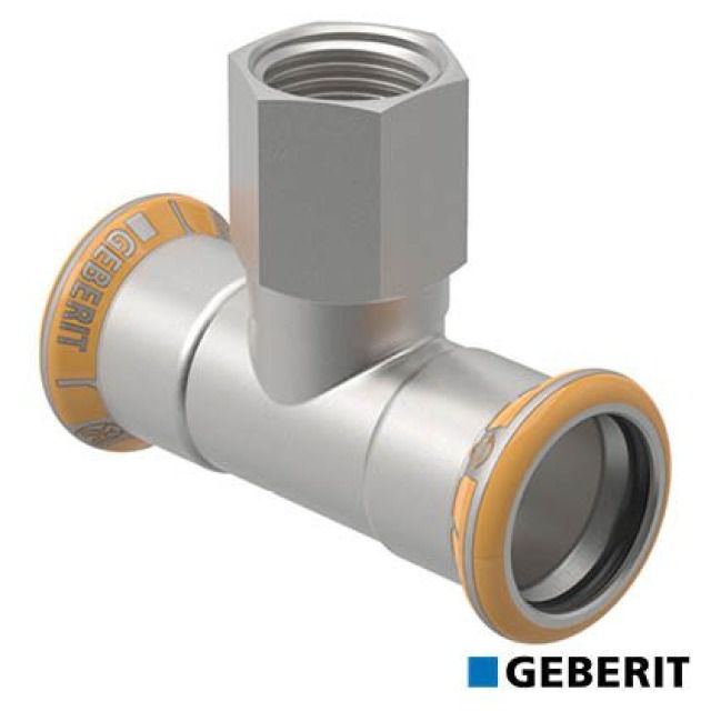 Geberit Mapress Therm
T-Stück mit Innengewinde
d=15, Rp=1/2", d1=15