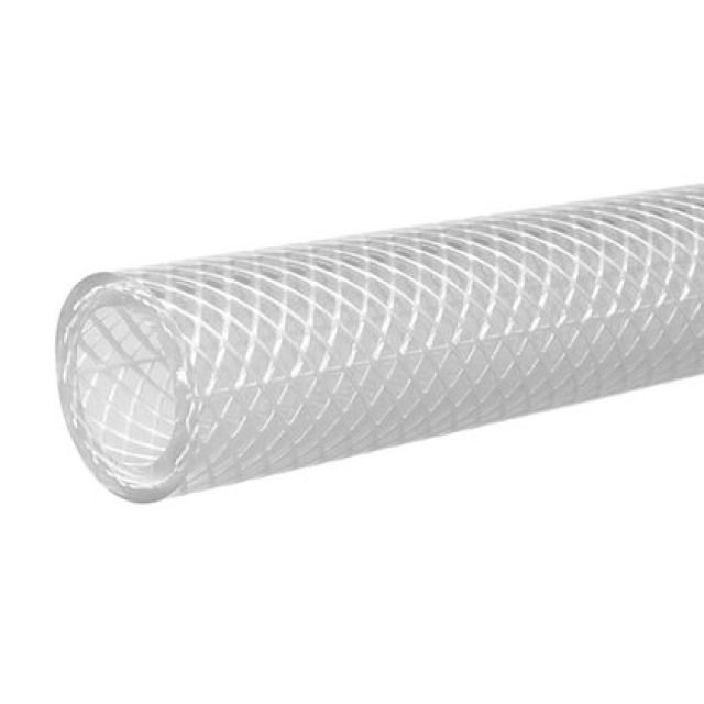 PVC-POLYFLEXSCHLAUCH TRANSP.
25 X 33 MM  M.NETZEINL.  8 BAR
