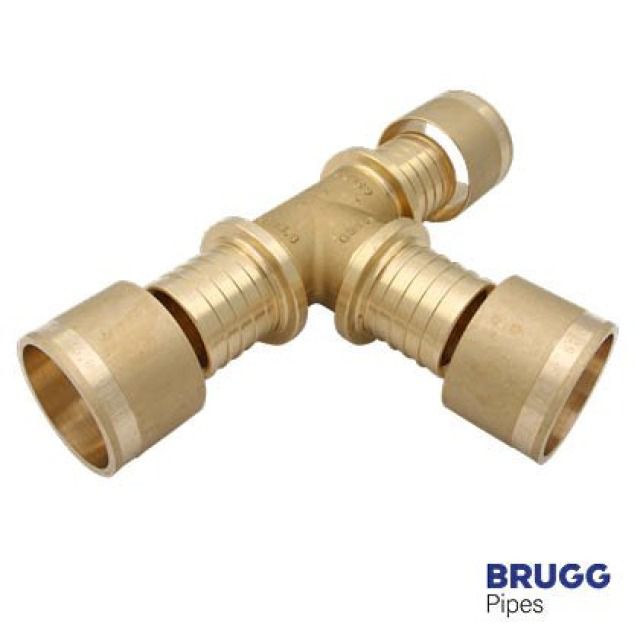 BRUGG Pipes Pressverbindung
T-Stück reduziert Heizung
40-25-40
