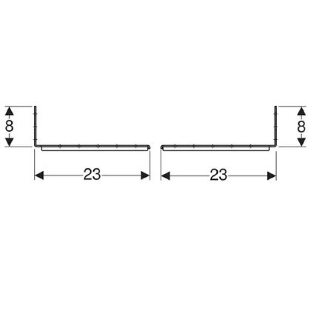 DUOFIX-BEFESTIGUNGSSET
111.869 FUER STAENDERABSTAND
50-57.5 CM