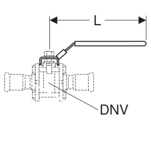 Set leva di comando chiudibile
90776 p.valvola sfera DN 20
MAPRESS NPW flangiata