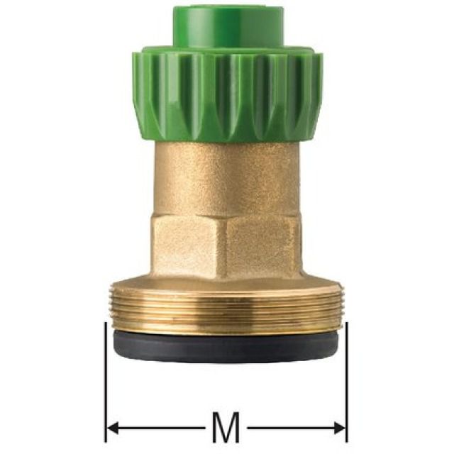 RN Oberteil zu SV Unitop
M48x1.5, 6 bar fest
Messing