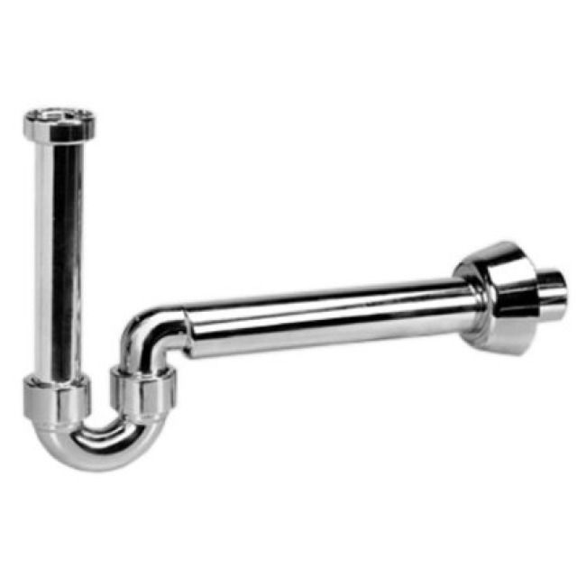 Sifone a tubo curvo GEBERIT
1 1/4" x 40 mm
livello dell'acqua 50 mm
Colori: cromato