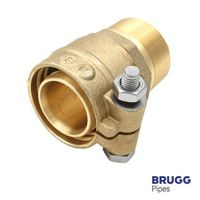 BRUGG raccordo con filetto maschio riscaldante (SDR 11/6 bar)