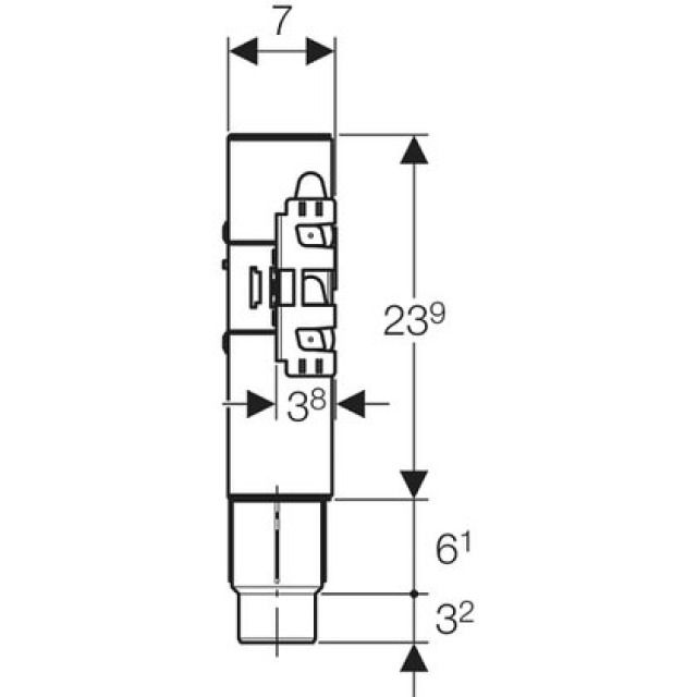 GIS set per lavabo
sifone ad incasso 461.433
